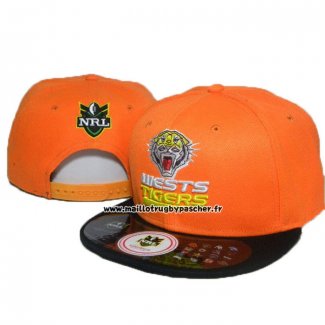 NRL Snapback Casquette Wests Tigers Orange
